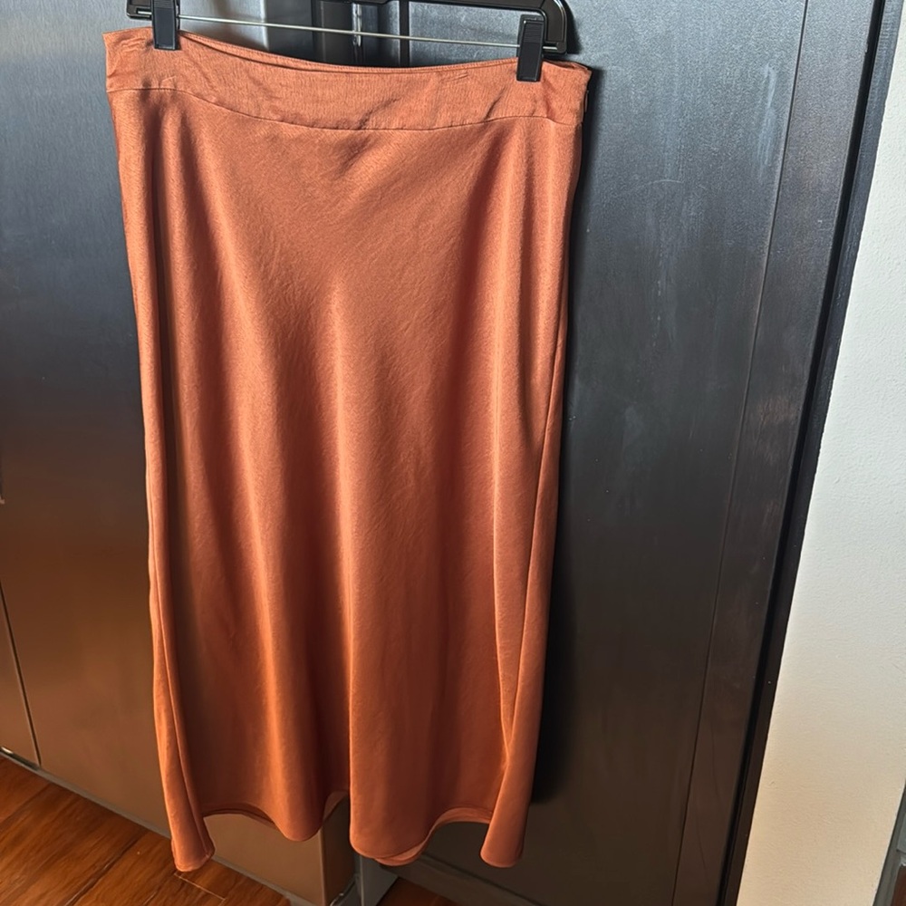 Sezane silk skirt